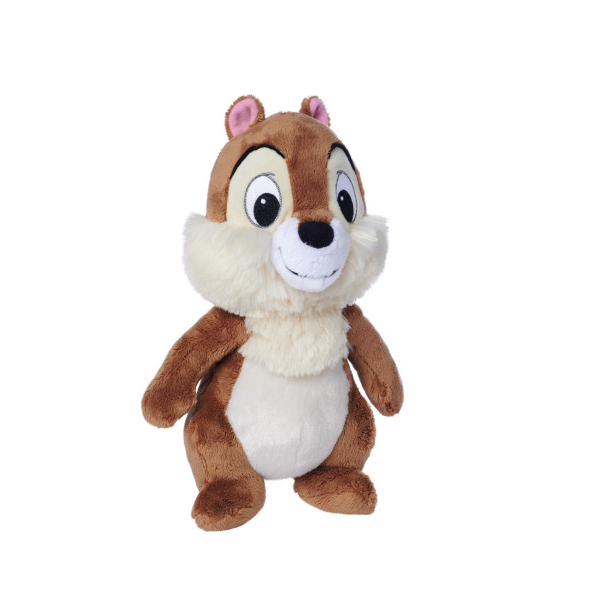  - peluche tic lécureuil - marron 25 cm 